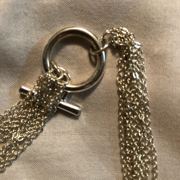 Silver choker necklace - Picture 2 of 8